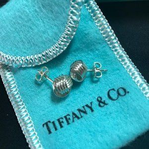 Tiffany & Co. Sterling Knot Earrings